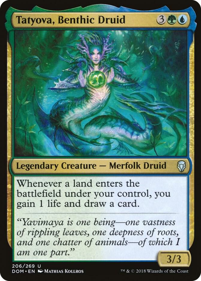 0206 Tatyova, Benthic Druid U Dominaria