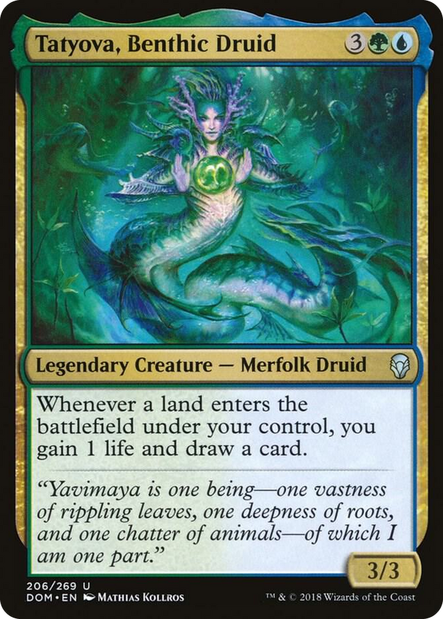 0206 Tatyova, Benthic Druid U Dominaria