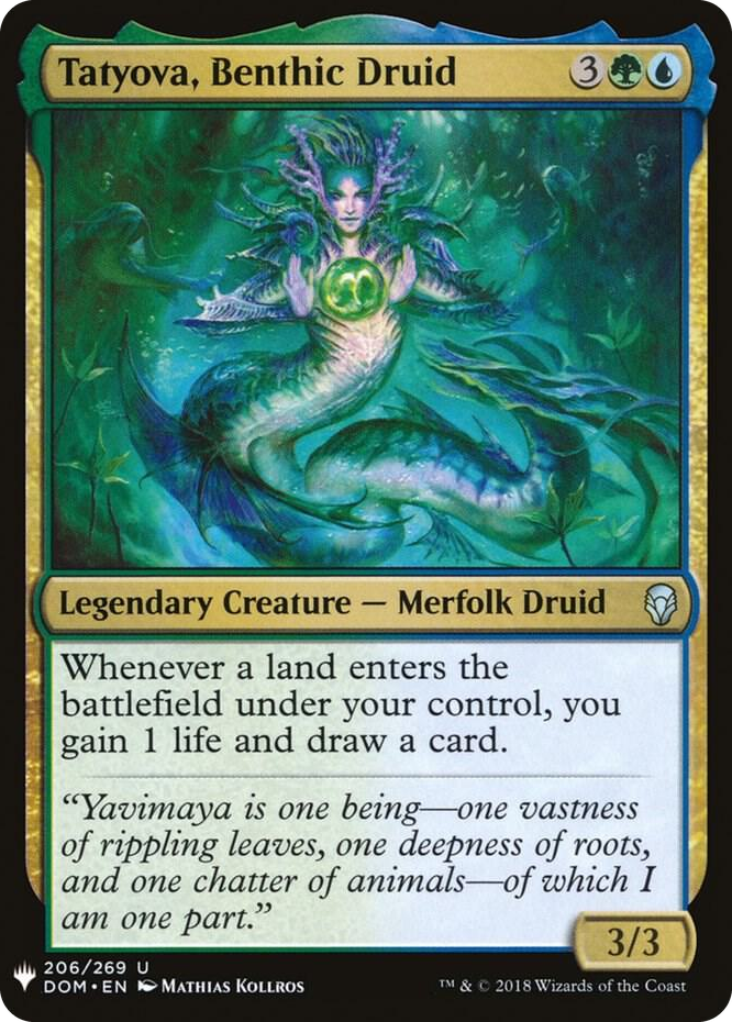 0206 Tatyova, Benthic Druid U The List Reprints
