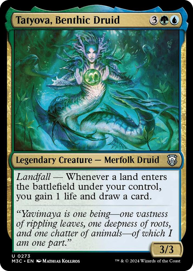 0273 Tatyova, Benthic Druid U Commander: Modern Horizons 3