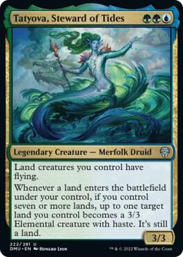 0222 Tatyova, Steward of Tides U Dominaria United
