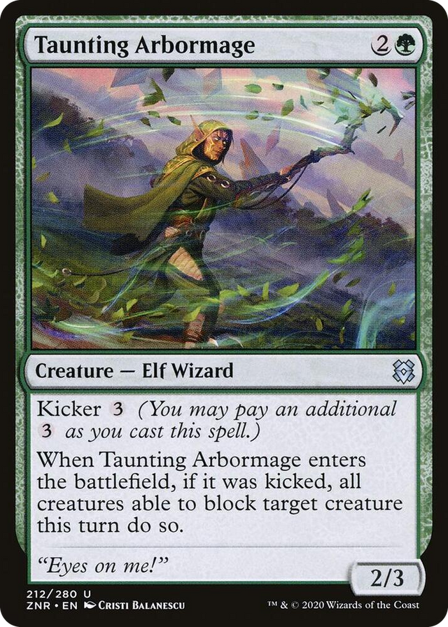 0212 Taunting Arbormage U Zendikar Rising