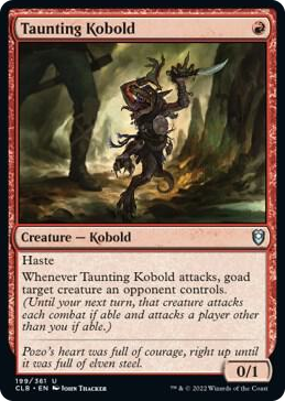 0199 Taunting Kobold U Commander Legends: Battle for Baldur's Gate