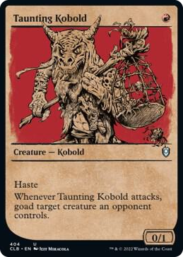 0404 Taunting Kobold (Showcase) U Commander Legends: Battle for Baldur's Gate
