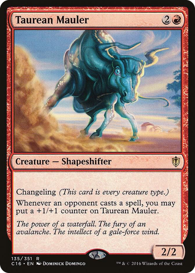 Taurean Mauler #135 R - Commander 2016 Pokemon card