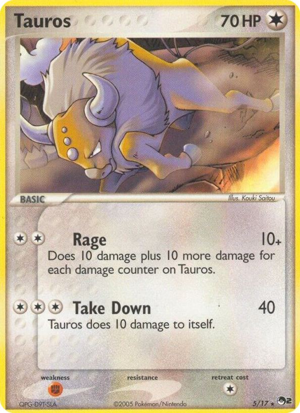 0005 Tauros Rare POP Series 2