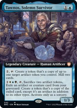 0042 Tawnos, Solemn Survivor (Extended Art) M Commander: The Brothers' War