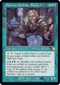 0003 Tawnos, Solemn Survivor (Retro Frame) M Commander: The Brothers' War