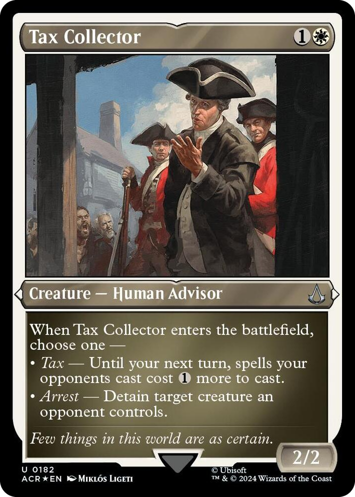 0182 Tax Collector (Foil Etched) U Universes Beyond: Assassin's Creed