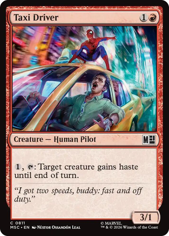 0811 Taxi Driver C Commander: Marvel Super Heroes