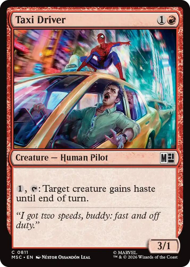 0811 Taxi Driver C Commander: Marvel Super Heroes