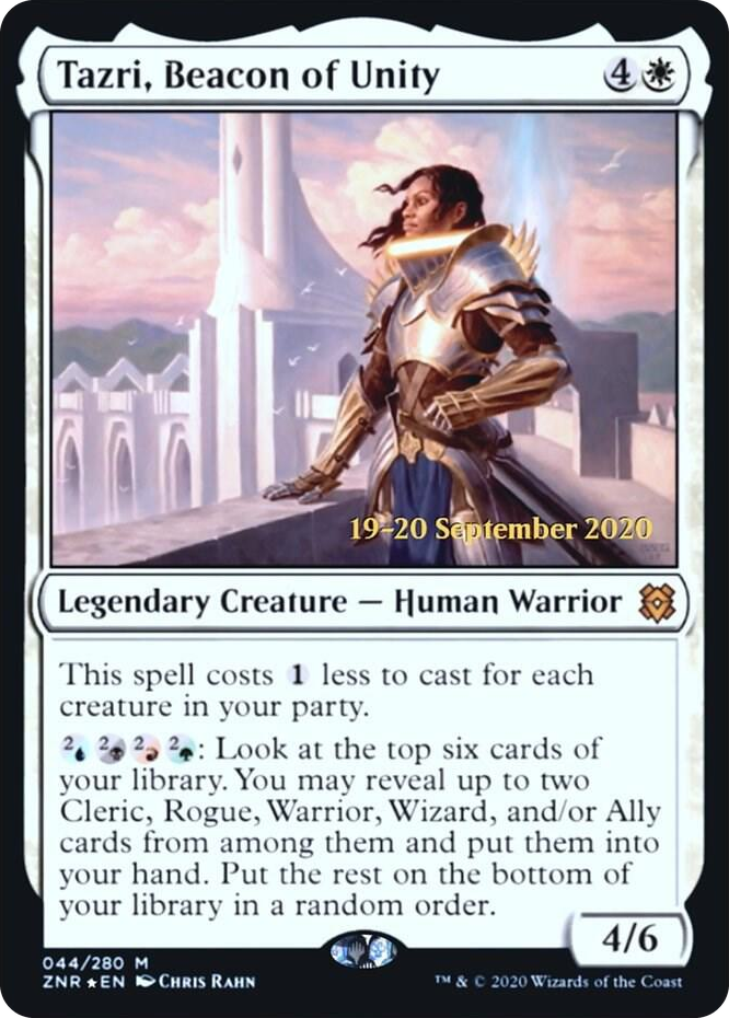Tazri, Beacon of Unity #44 M - Prerelease Cards Pokemon card