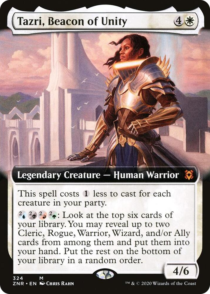 0324 Tazri, Beacon of Unity (Extended Art) M Zendikar Rising