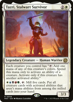 0006 Tazri, Stalwart Survivor R Promo Pack: The Lost Caverns of Ixalan