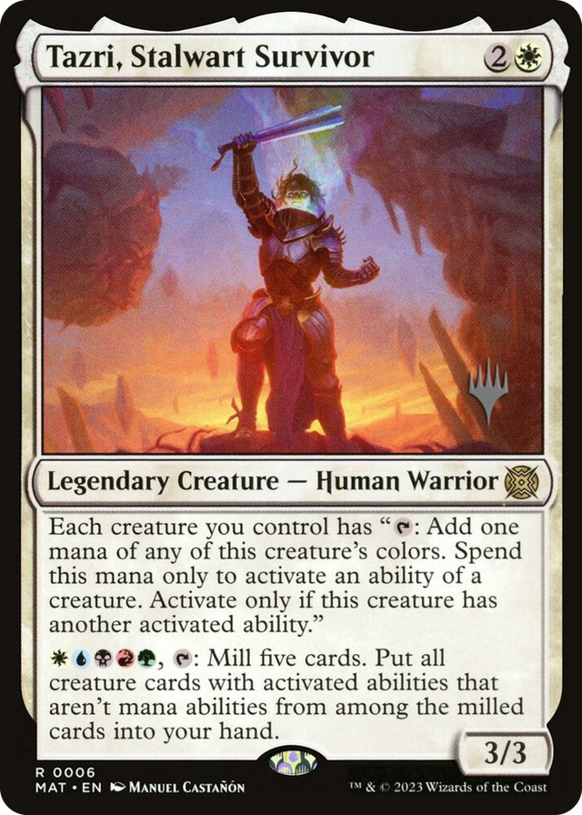 0006 Tazri, Stalwart Survivor R Promo Pack: The Lost Caverns of Ixalan