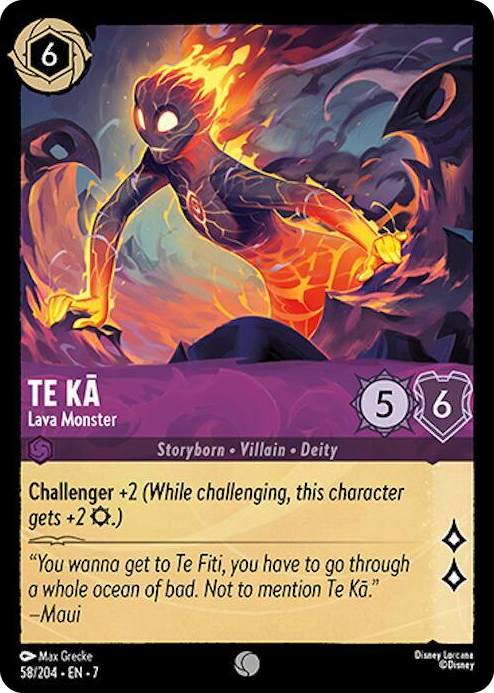 0058 Te Ka - Lava Monster Common Archazia's Island