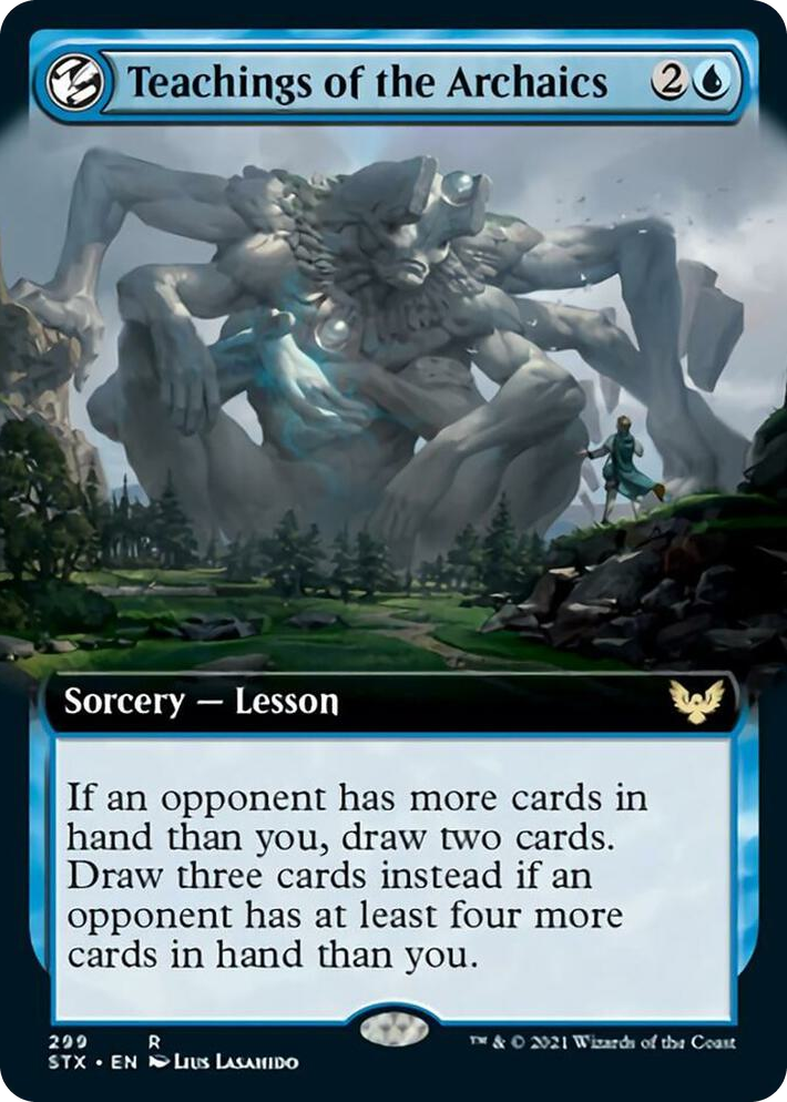 0299 Teachings of the Archaics (Extended Art) R Strixhaven: School of Mages
