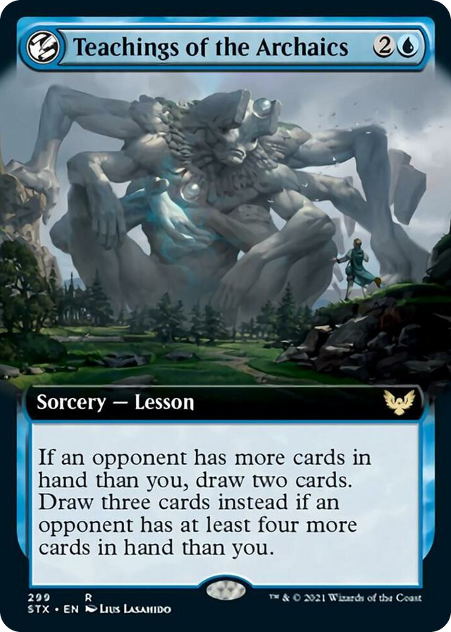 0299 Teachings of the Archaics (Extended Art) R Strixhaven: School of Mages