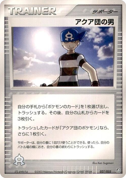 0027 Team Aqua Schemer None Aqua Deck Kit