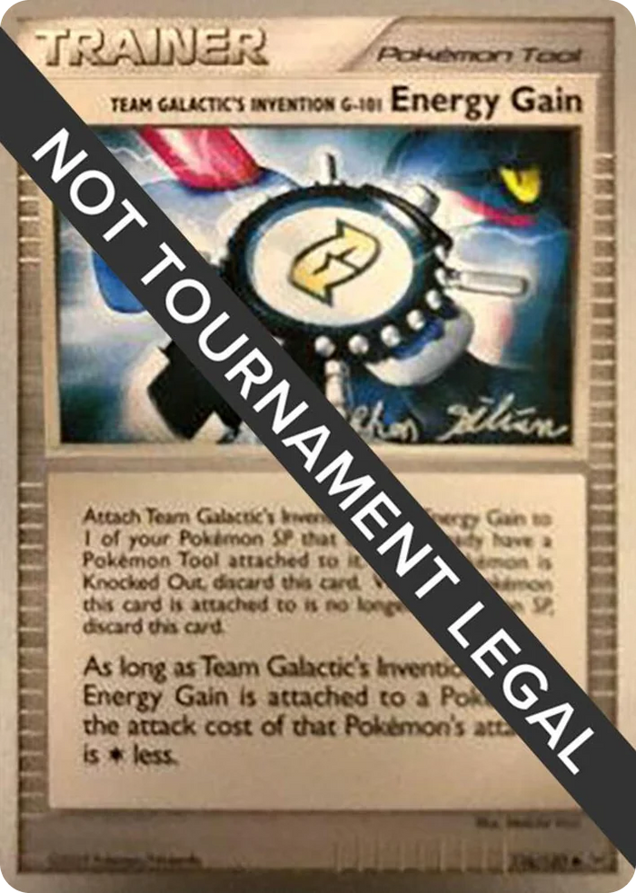 0116 Team Galactic's Invention G-101 Energy Gain - 2009 (Stephen Silvestro) Uncommon World Championship Decks