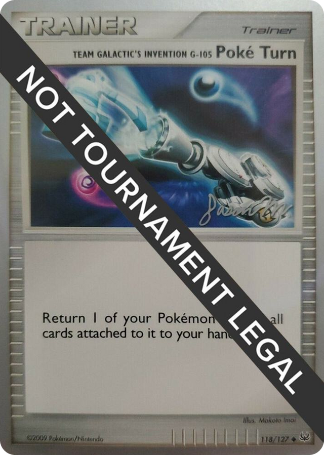 0118 Team Galactic's Invention G-105 Poke Turn - 2009 (Jason Martinez) Uncommon World Championship Decks