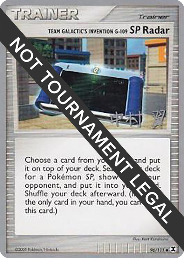 0096 Team Galactic's Invention G-109 SP Radar - 2009 (Tsubasa Nakamura) Uncommon World Championship Decks