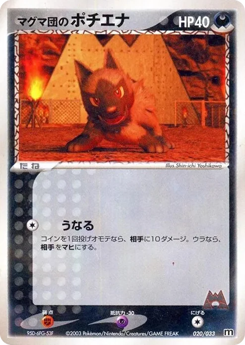 0020 Team Magma's Poochyena Magma Deck Kit