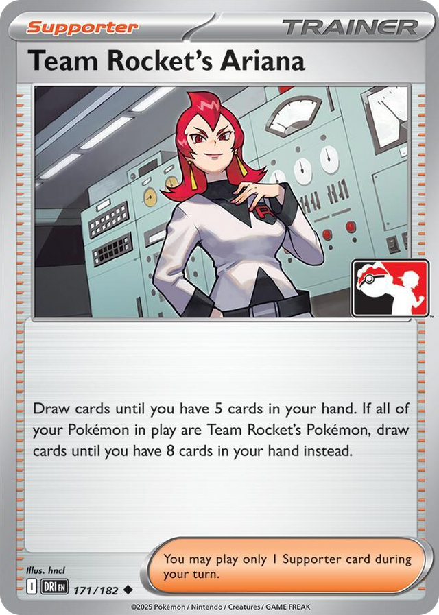 0171 Team Rocket's Ariana Uncommon Prize Pack Series Cards