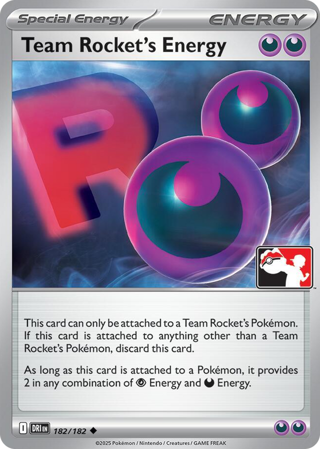 0182 Team Rocket's Energy Uncommon Prize Pack Series Cards