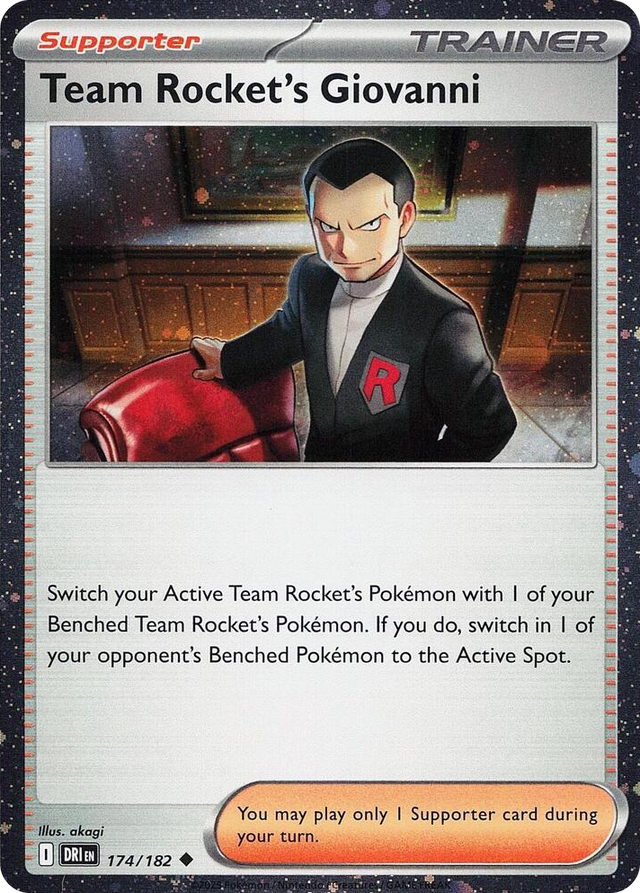 0174 Team Rocket's Giovanni (Cosmos Holo) Uncommon Miscellaneous Cards & Products