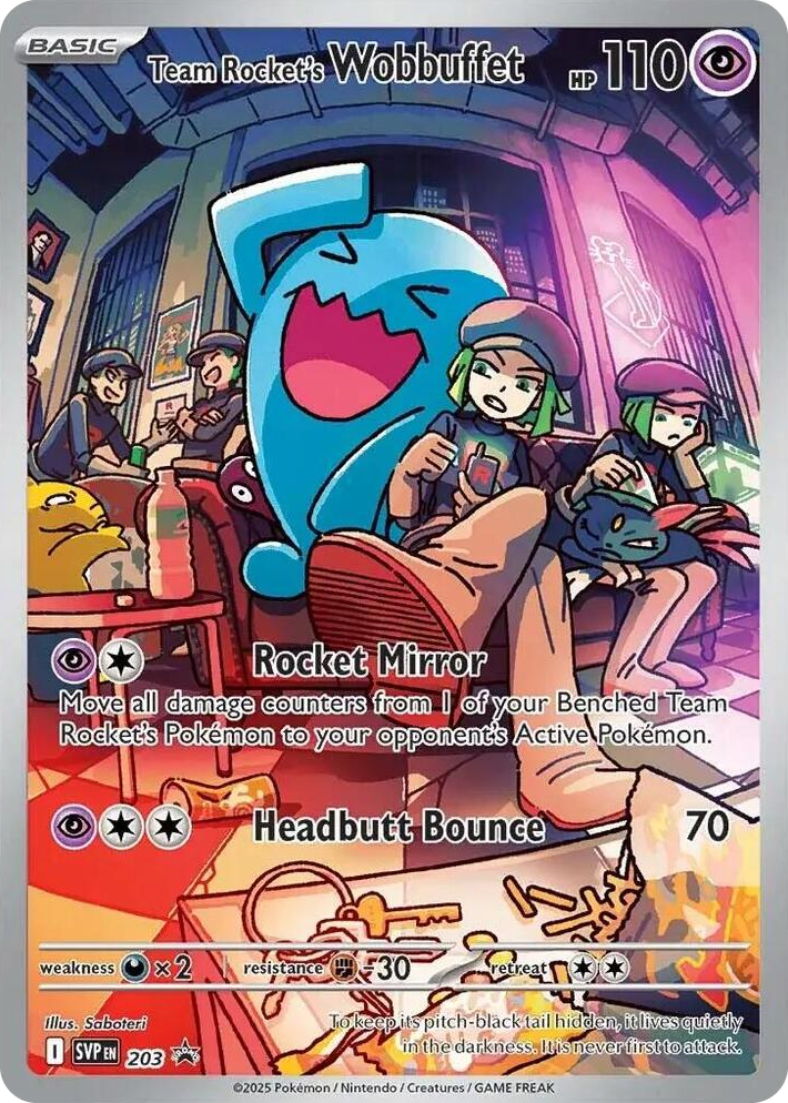 0203 Team Rocket's Wobbuffet Promo Scarlet & Violet Promo Cards