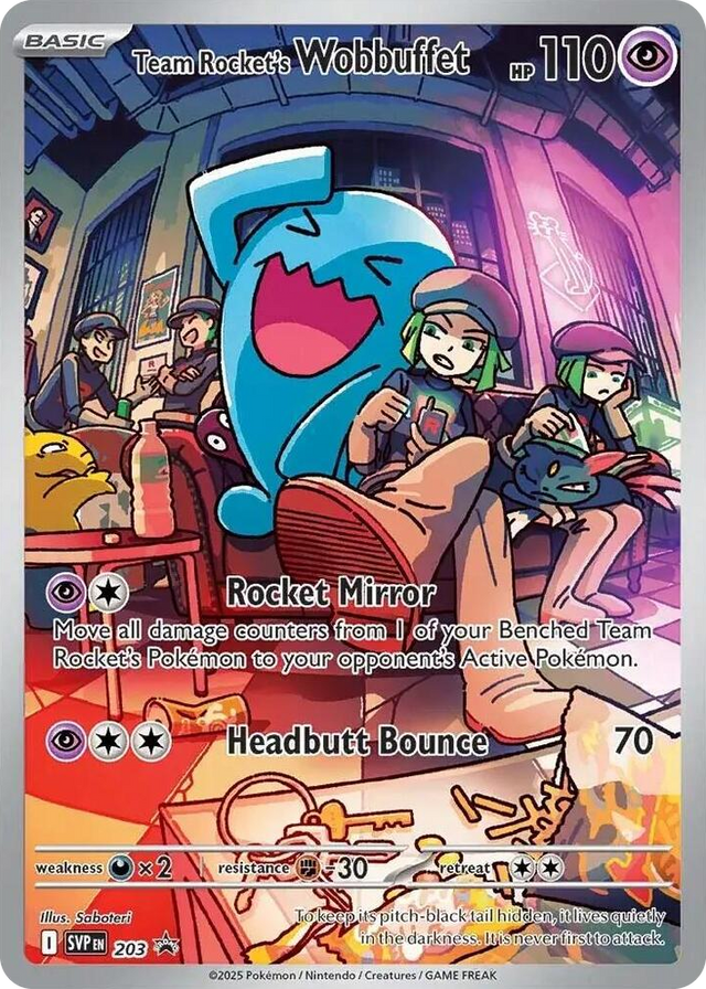 0203 Team Rocket's Wobbuffet Promo Scarlet & Violet Promo Cards