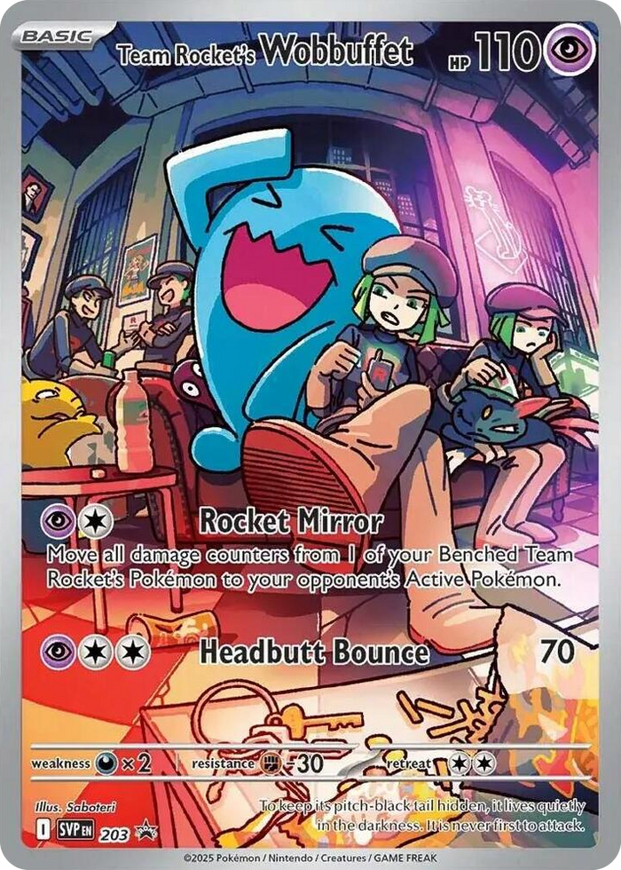 0203 Team Rocket's Wobbuffet Promo Scarlet & Violet Promo Cards