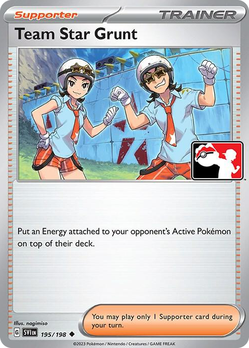 0195 Team Star Grunt Uncommon Prize Pack Series Cards