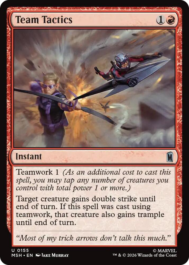 0155 Team Tactics U Marvel Super Heroes