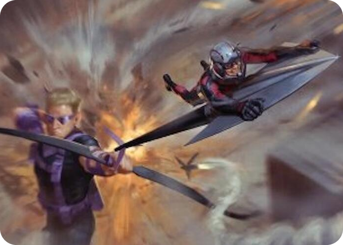 0012 Team Tactics Art Card S Art Series: Marvel Super Heroes
