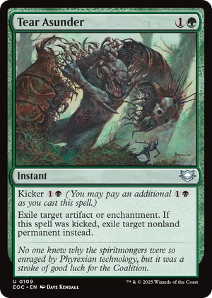 0109 Tear Asunder U Commander: Edge of Eternities