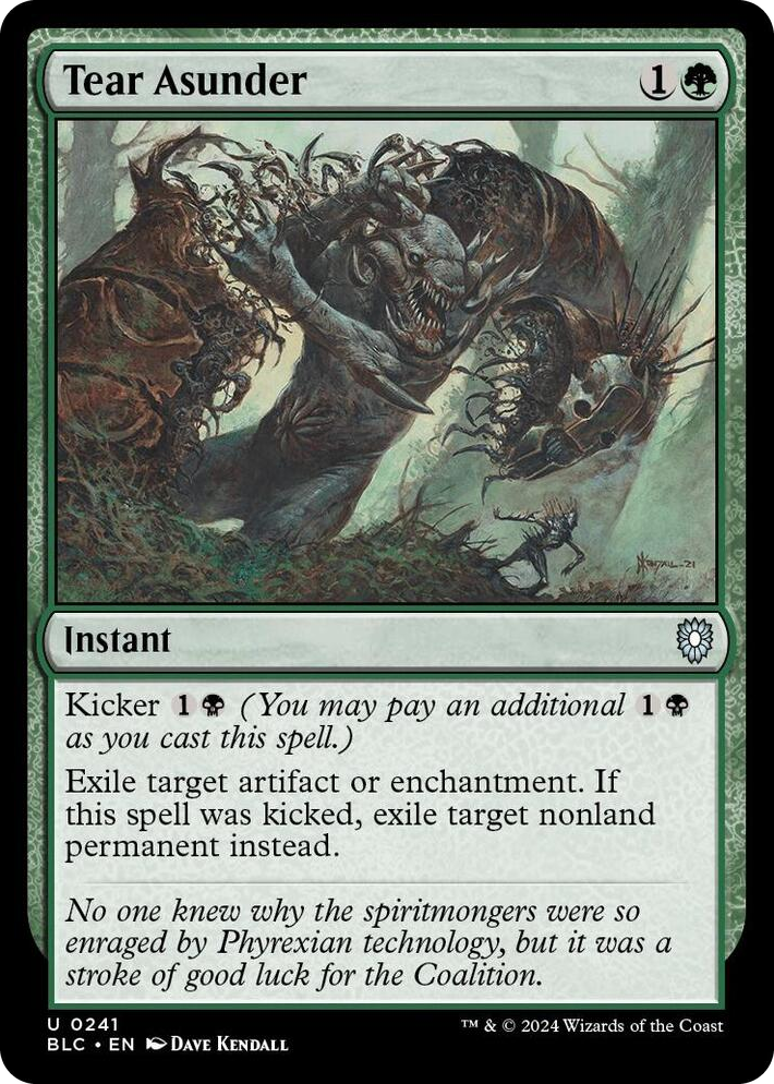 0241 Tear Asunder U Commander: Bloomburrow