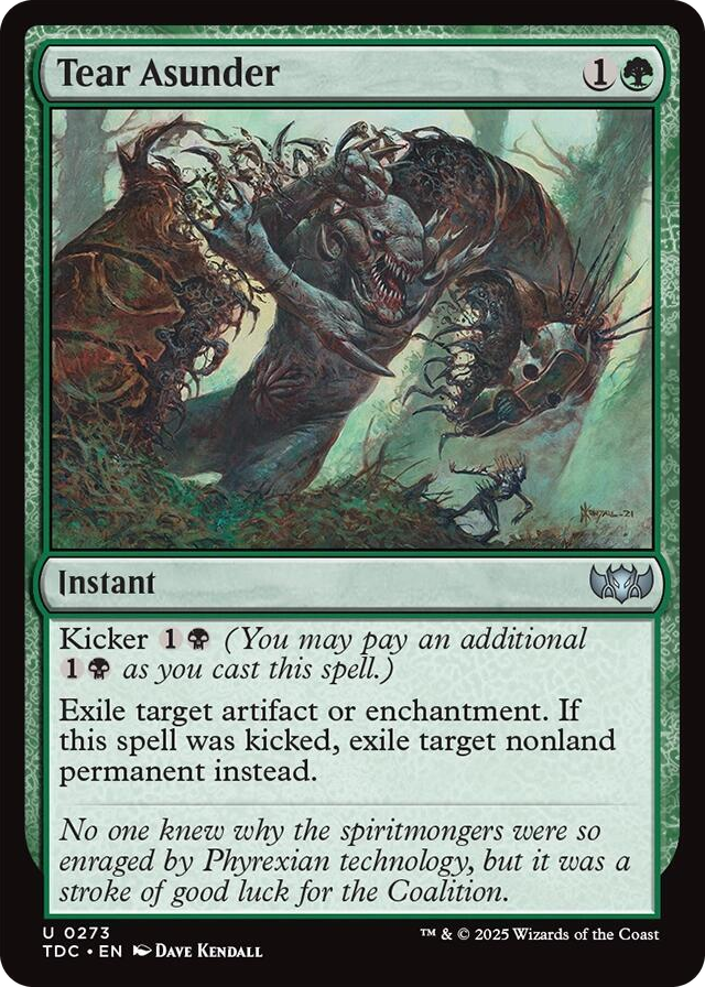 0273 Tear Asunder U Commander: Tarkir: Dragonstorm