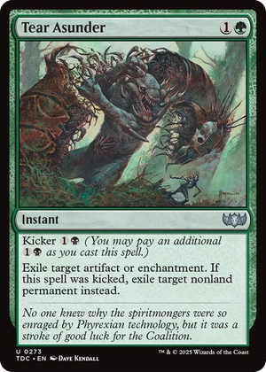 0273 Tear Asunder U Commander: Tarkir: Dragonstorm