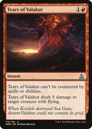 0118 Tears of Valakut U Oath of the Gatewatch