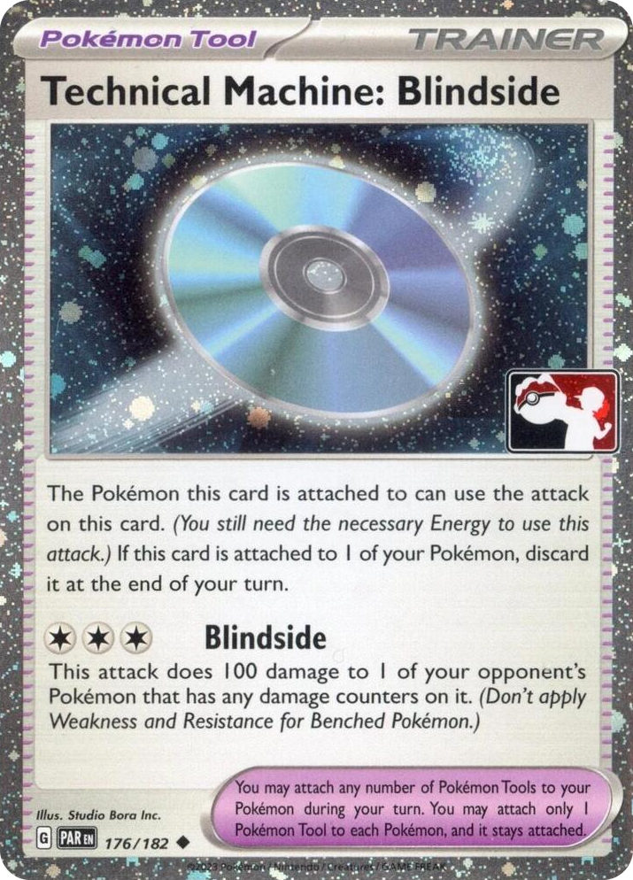 0176 Technical Machine: Blindside - 176/182 (Cosmos Holo) Uncommon Prize Pack Series Cards