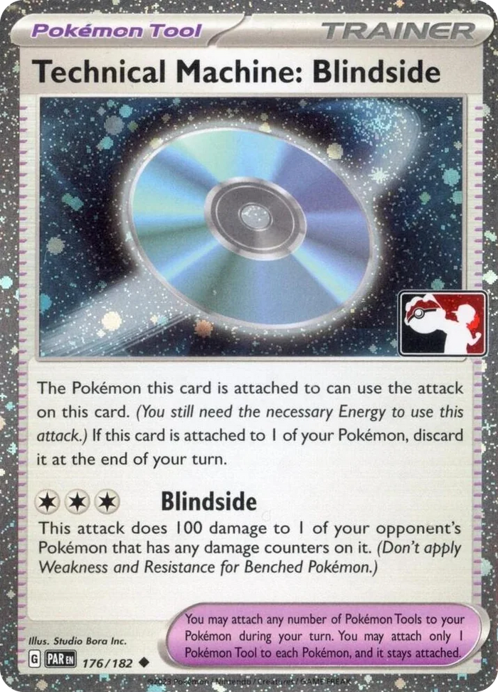 0176 Technical Machine: Blindside - 176/182 (Cosmos Holo) Uncommon Prize Pack Series Cards
