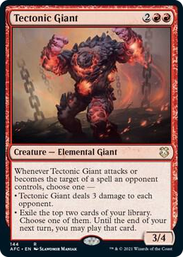 0144 Tectonic Giant R Commander: Adventures in the Forgotten Realms