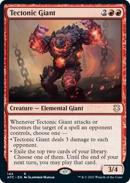 0144 Tectonic Giant R Commander: Adventures in the Forgotten Realms