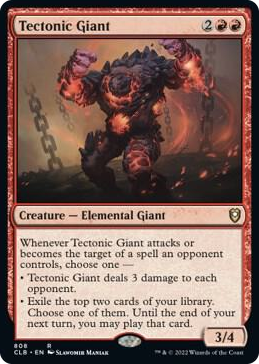 0808 Tectonic Giant R Commander Legends: Battle for Baldur's Gate