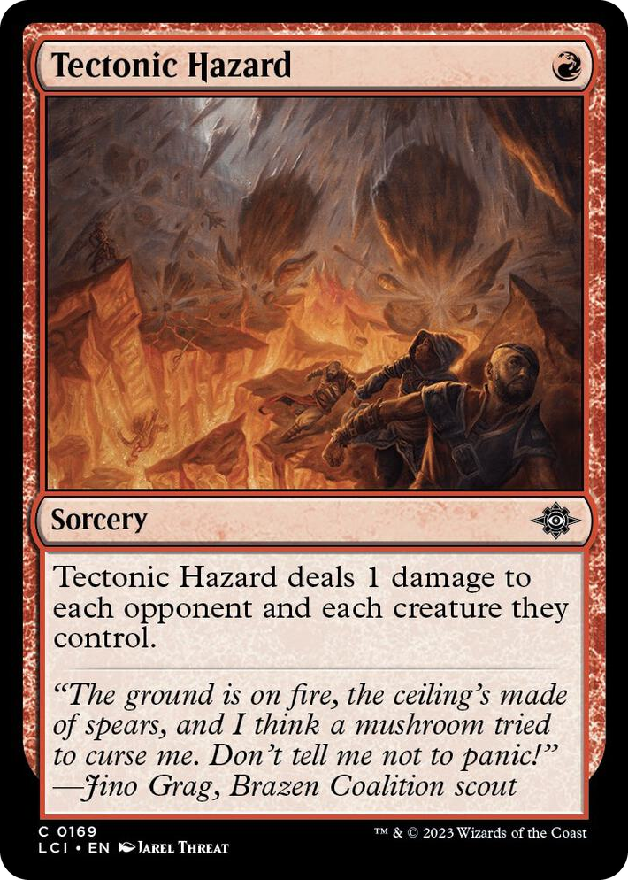 0169 Tectonic Hazard C The Lost Caverns of Ixalan