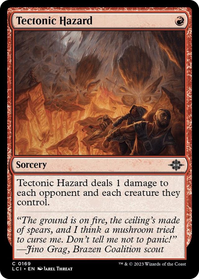 0169 Tectonic Hazard C The Lost Caverns of Ixalan