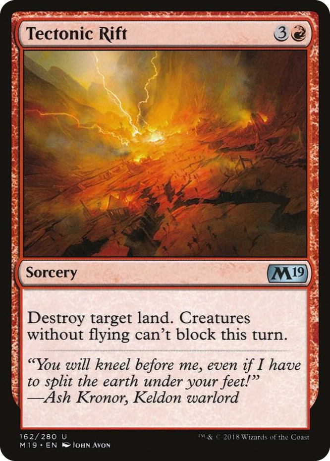 0162 Tectonic Rift U Core Set 2019