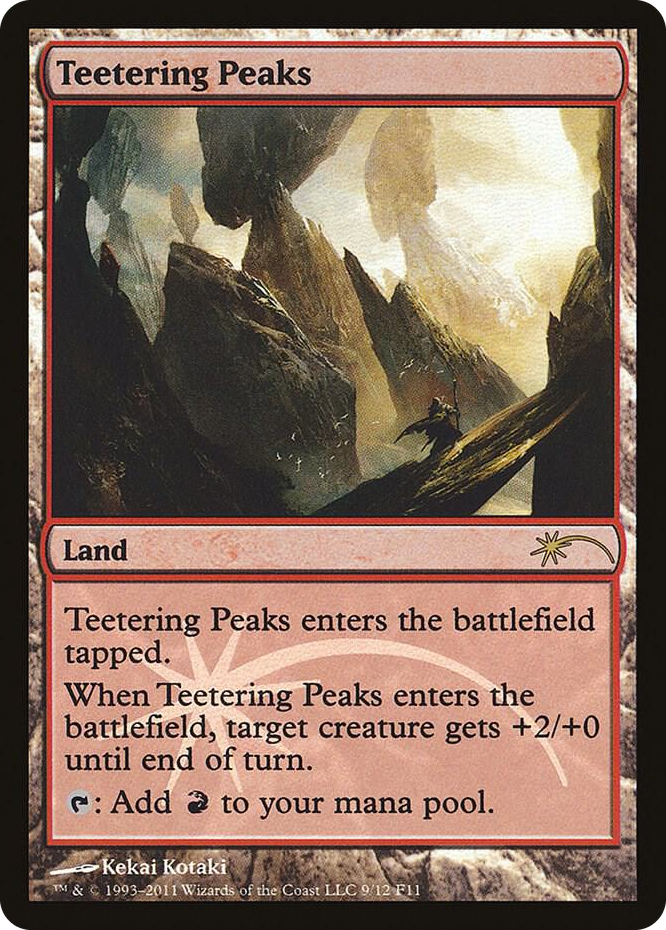 Teetering Peaks #9 P - FNM Promos Pokemon card